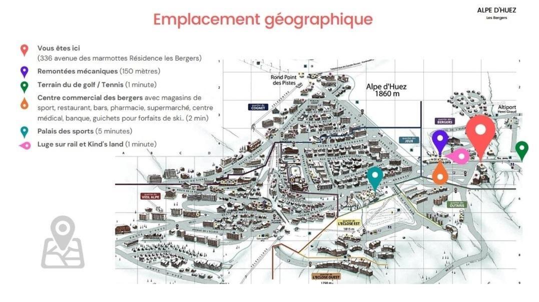 *Nouveau* Pied Des Pistes * Piscine Ext. Chauffee* Alpe d'Huez Zewnętrze zdjęcie
